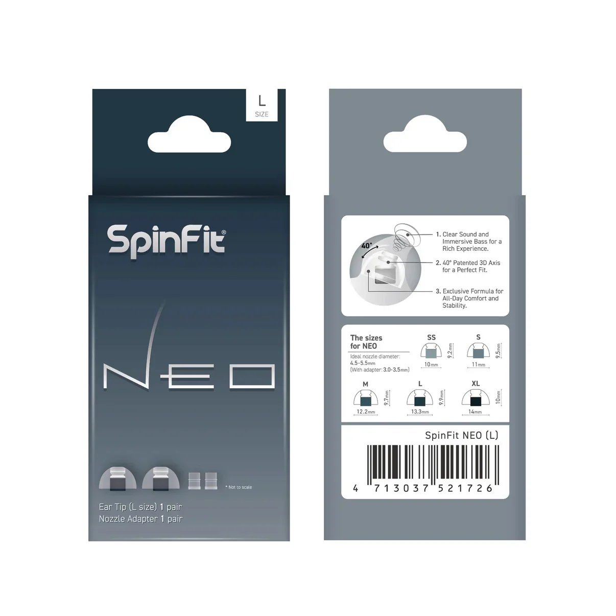 Spinfit Neo Silicone Ear tips - Image 3
